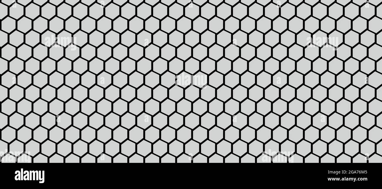 Motif vectoriel de fond abstrait hexagonal blanc Illustration de Vecteur