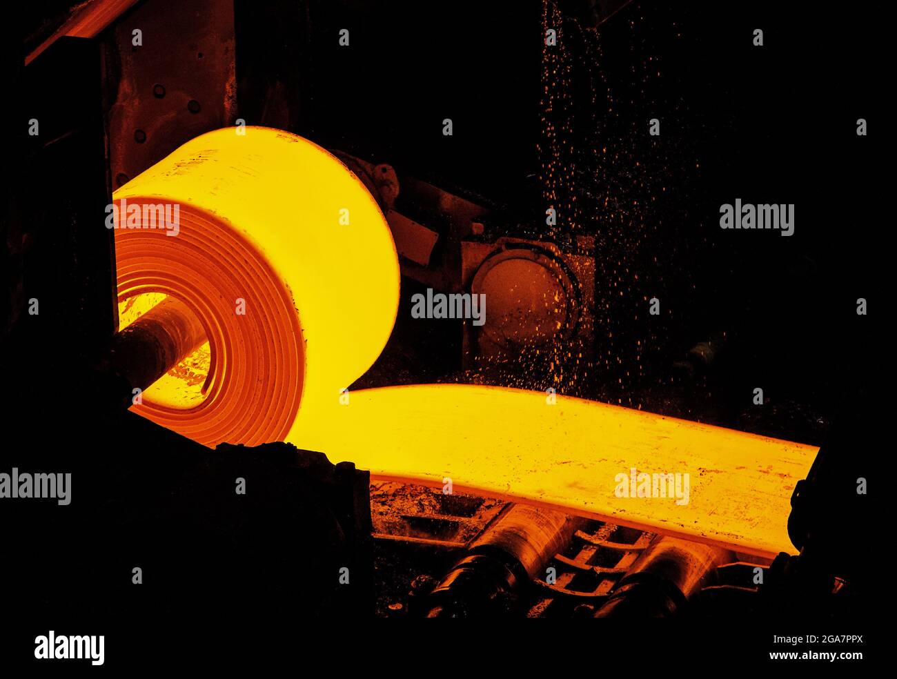 Processus de fabrication de l'acier Banque de photographies et d’images ...