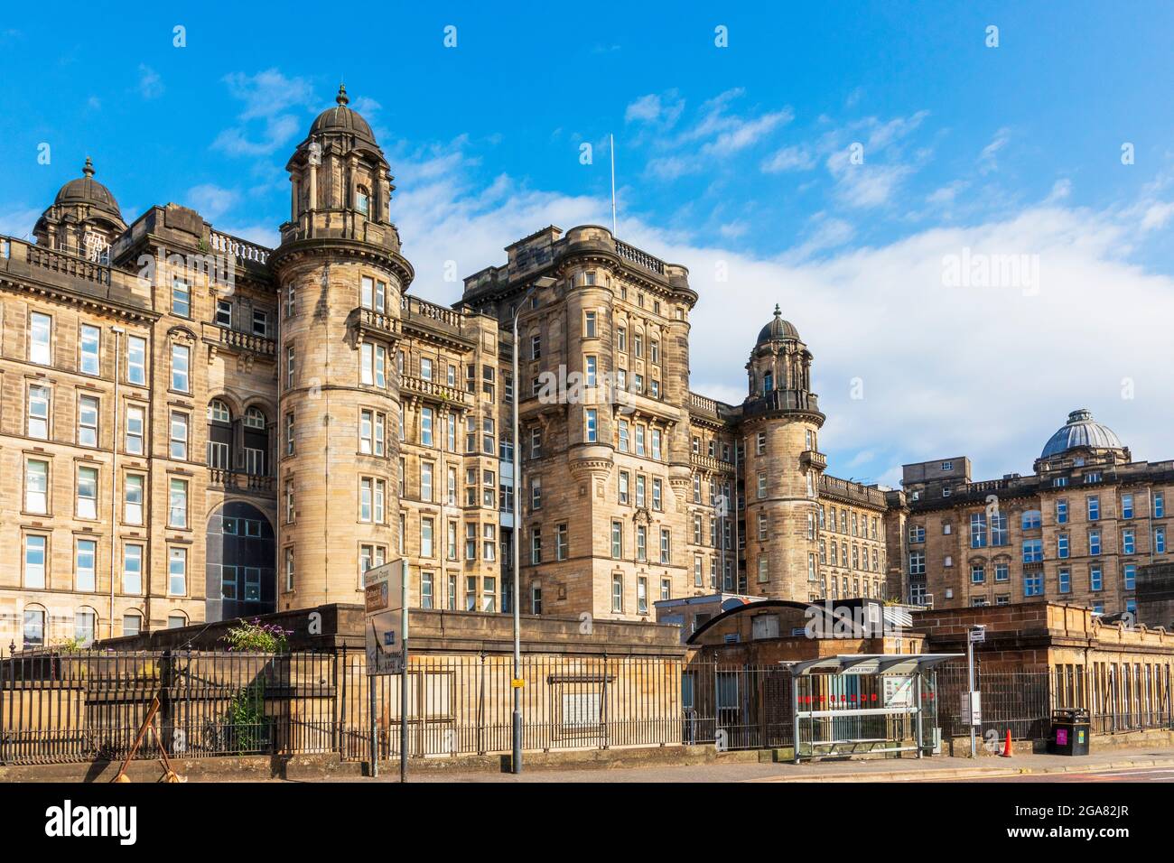 Glasgow Royal Infirmary, hôpital, High Street, Glasgow, Écosse, Conçu par Robert et John Adam, architectes, et ouvert en 1794 Banque D'Images