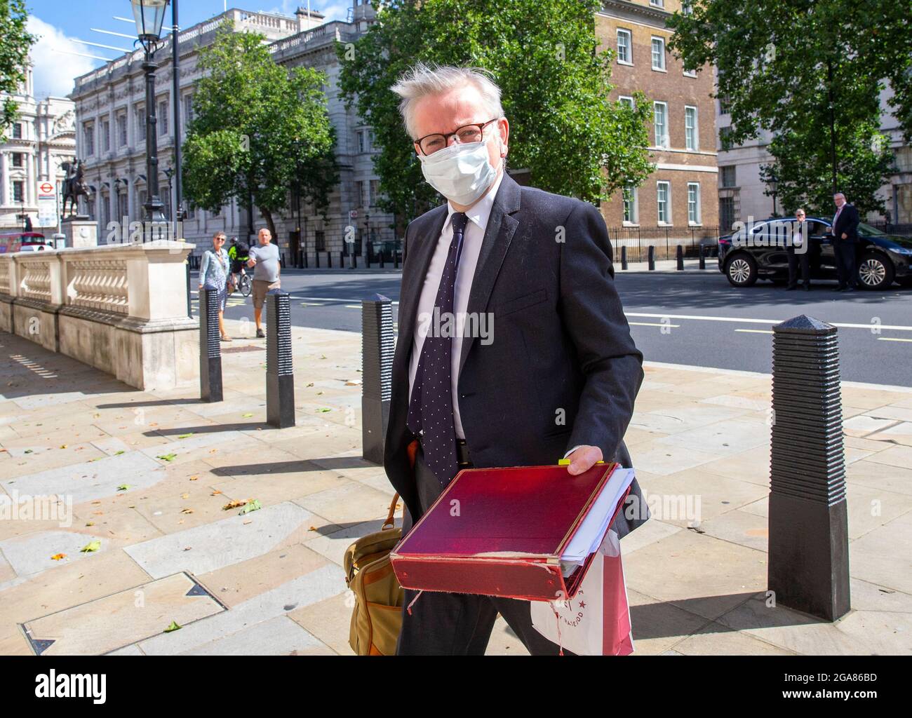 Londres, Royaume-Uni. 29 juillet 2021. Michael Gove, ministre du Cabinet, chancelier du Duché de Lancaster, arrive au Cabinet. Crédit : Mark Thomas/Alay Live News Banque D'Images