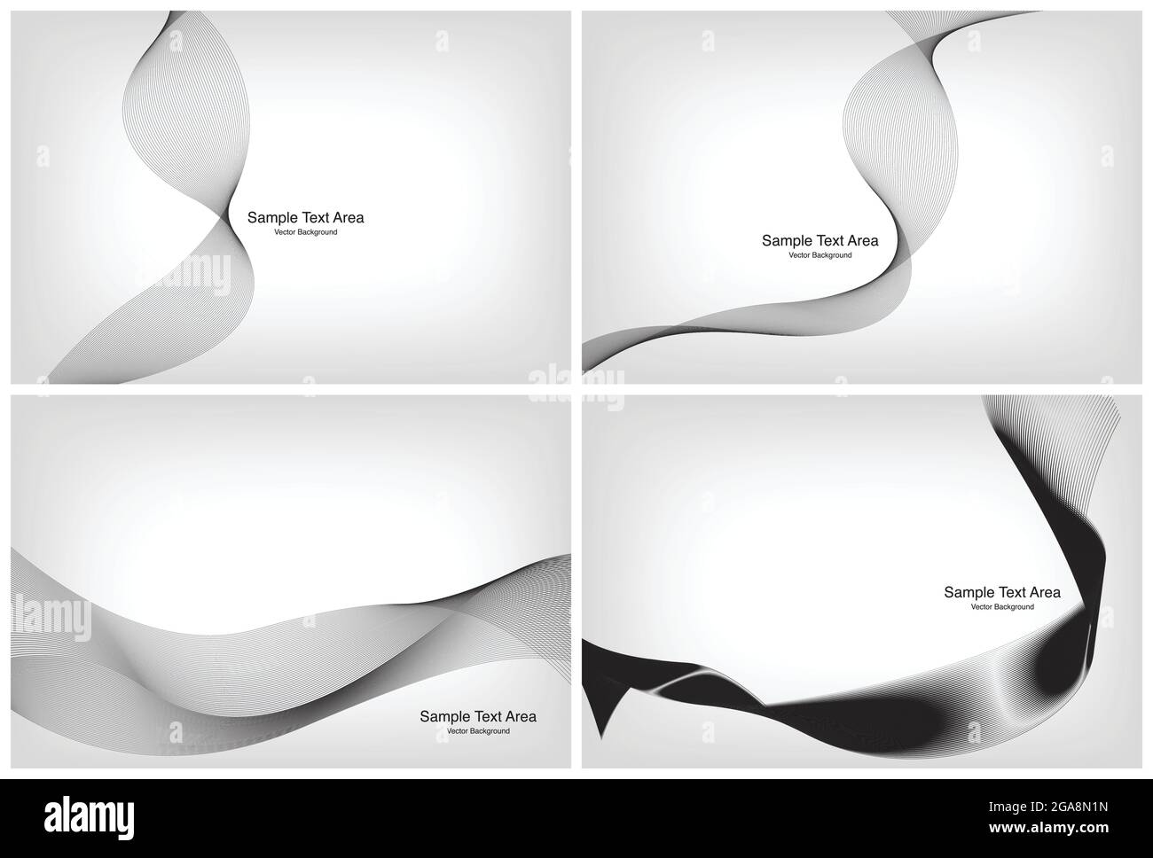 Conceptions de champs de texte personnalisés, groupes de packages de conception abstraite, conceptions d'arrière-plan. Vagues rayées de formes géométriques. Formes de conception graphique auxiliaire. Illustration de Vecteur