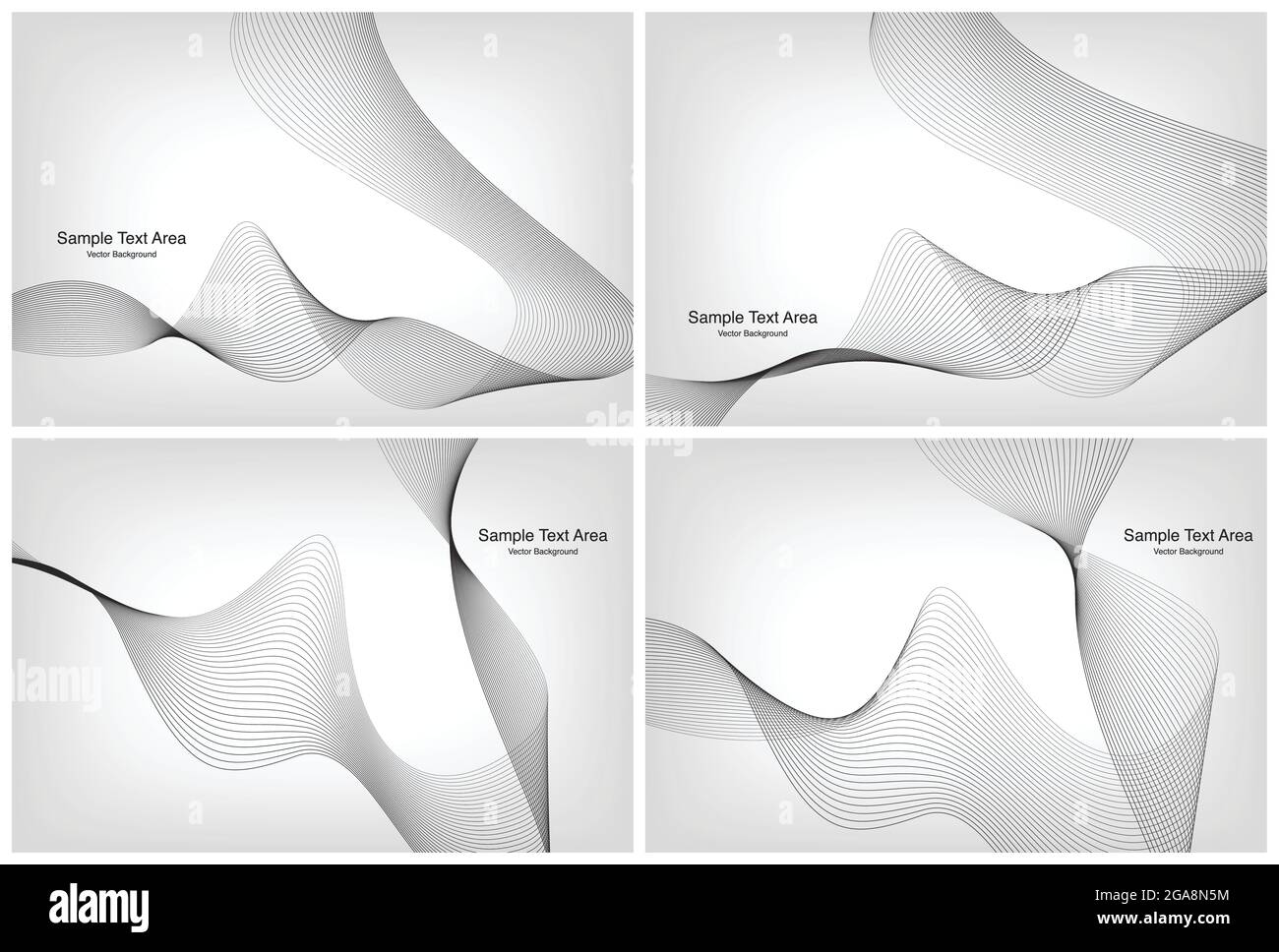 Conceptions de champs de texte personnalisés, groupes de packages de conception abstraite, conceptions d'arrière-plan. Vagues rayées de formes géométriques. Formes de conception graphique auxiliaire. Illustration de Vecteur