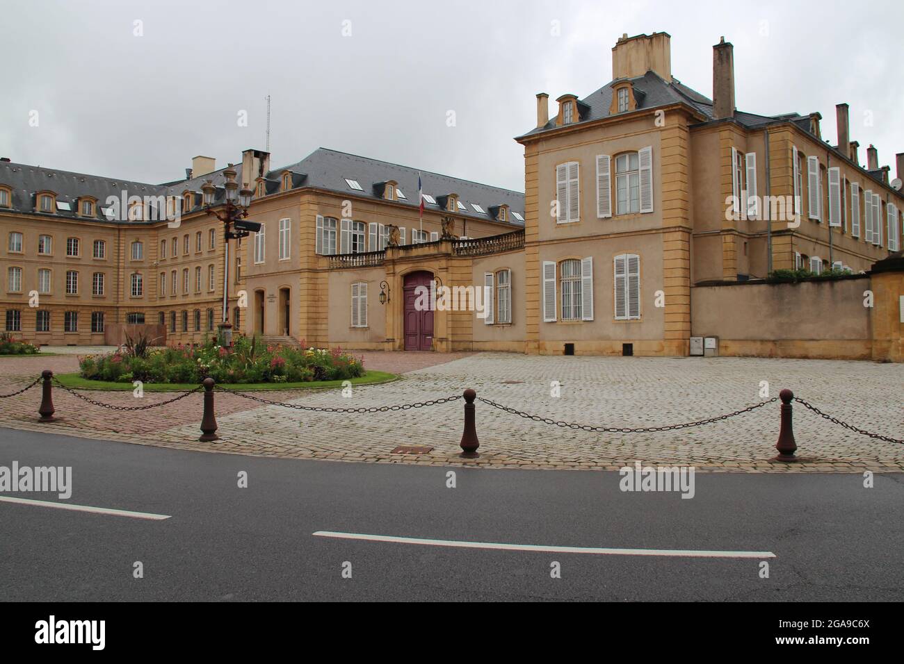 préfecture (ancien palais ?) à metz en lorraine (france) Banque D'Images