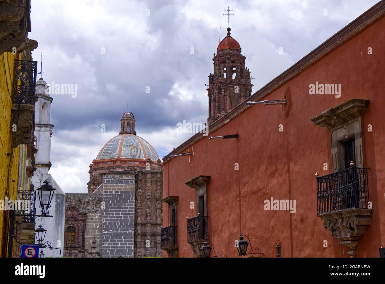 San Miguel de Allende, Mexique - Templo de Nuestra Senora de la Salud Banque D'Images