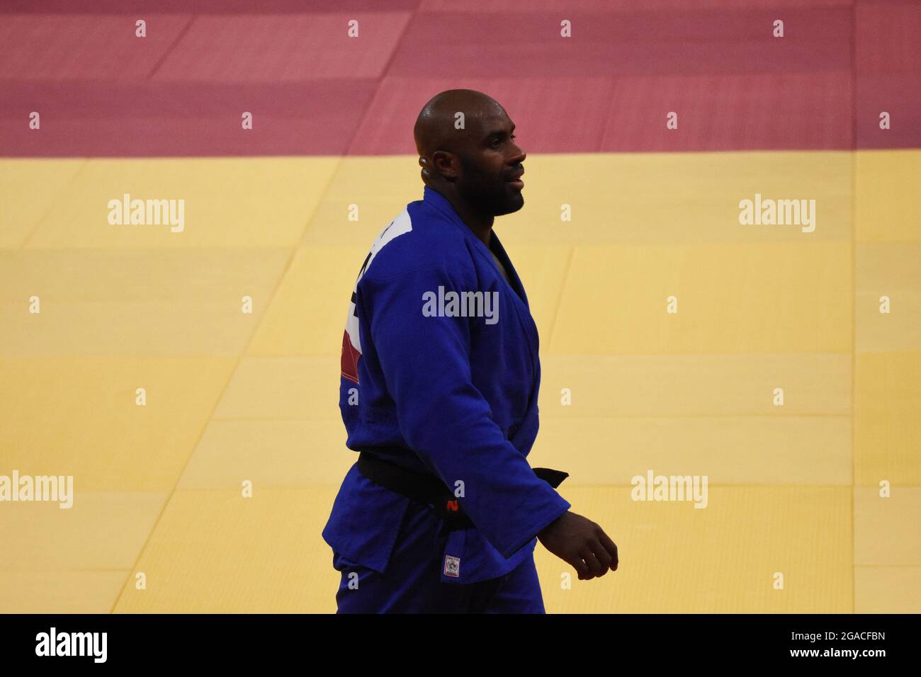 Teddy Riner (FRA) concurrence sur +100kg hommes, pendant les Jeux Olympiques Tokyo 2020, Judo, le 30 juillet 2021 à Nippon Budokan à Tokyo, Japon - photo Yoann Cambefort / Marti Media / DPPI Banque D'Images