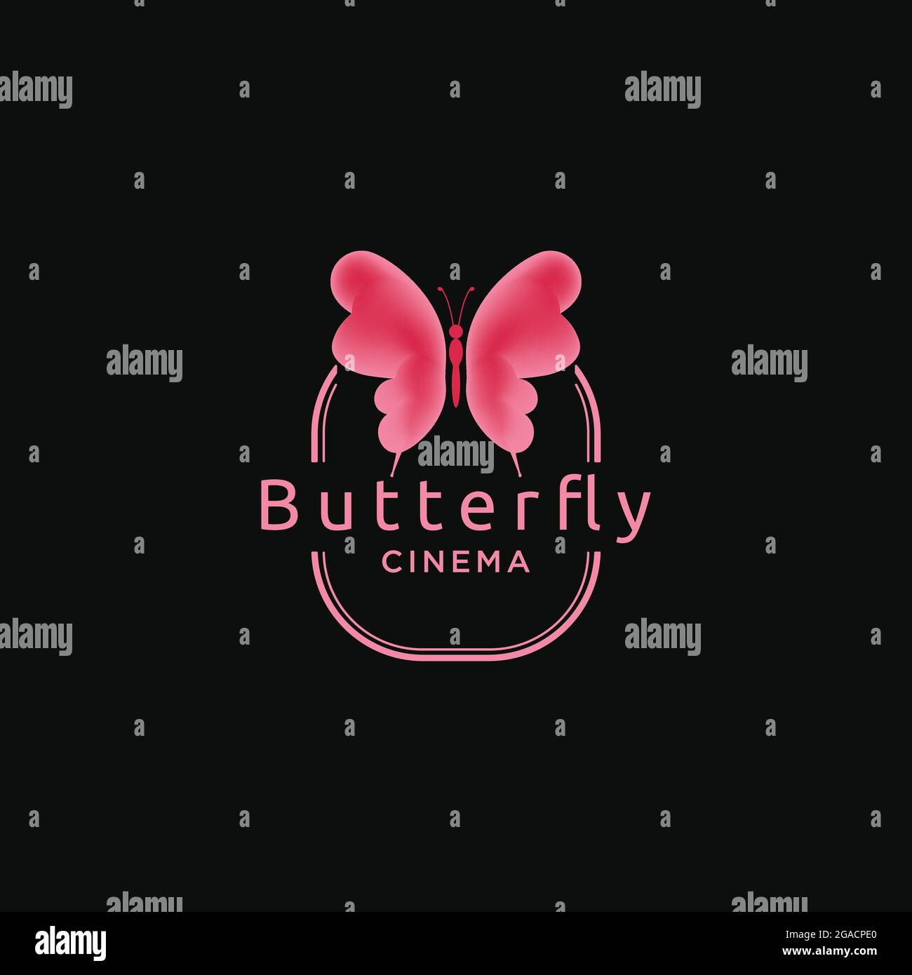 Beauté papillon logo inspiration Illustration de Vecteur