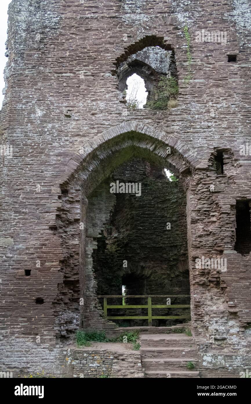 Château de Grosmont, Monbucshire pays de Galles Banque D'Images