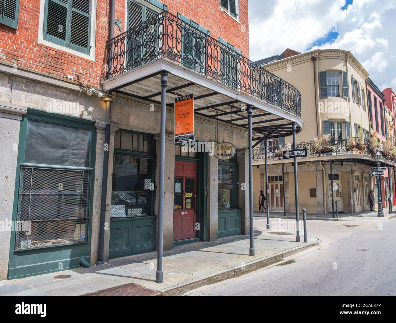 LA NOUVELLE-ORLÉANS, LA, Etats-Unis - 22 JUILLET 2021 : une galerie pour la photographie fine dans le quartier français Banque D'Images