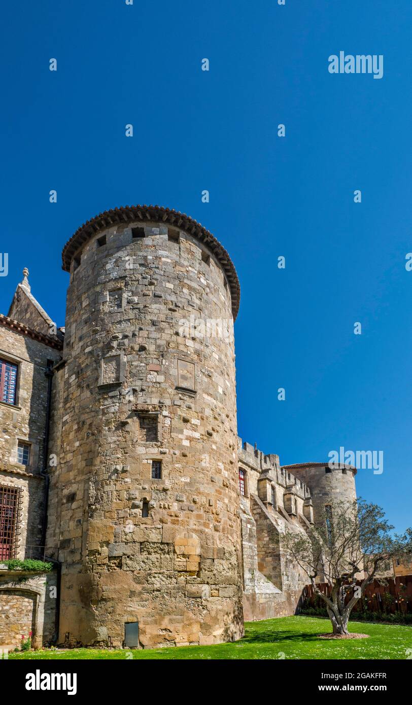 Palais des Archevêques, Palais des Archevêques, à Narbonne, département de l'Aude, région occitanie, France Banque D'Images