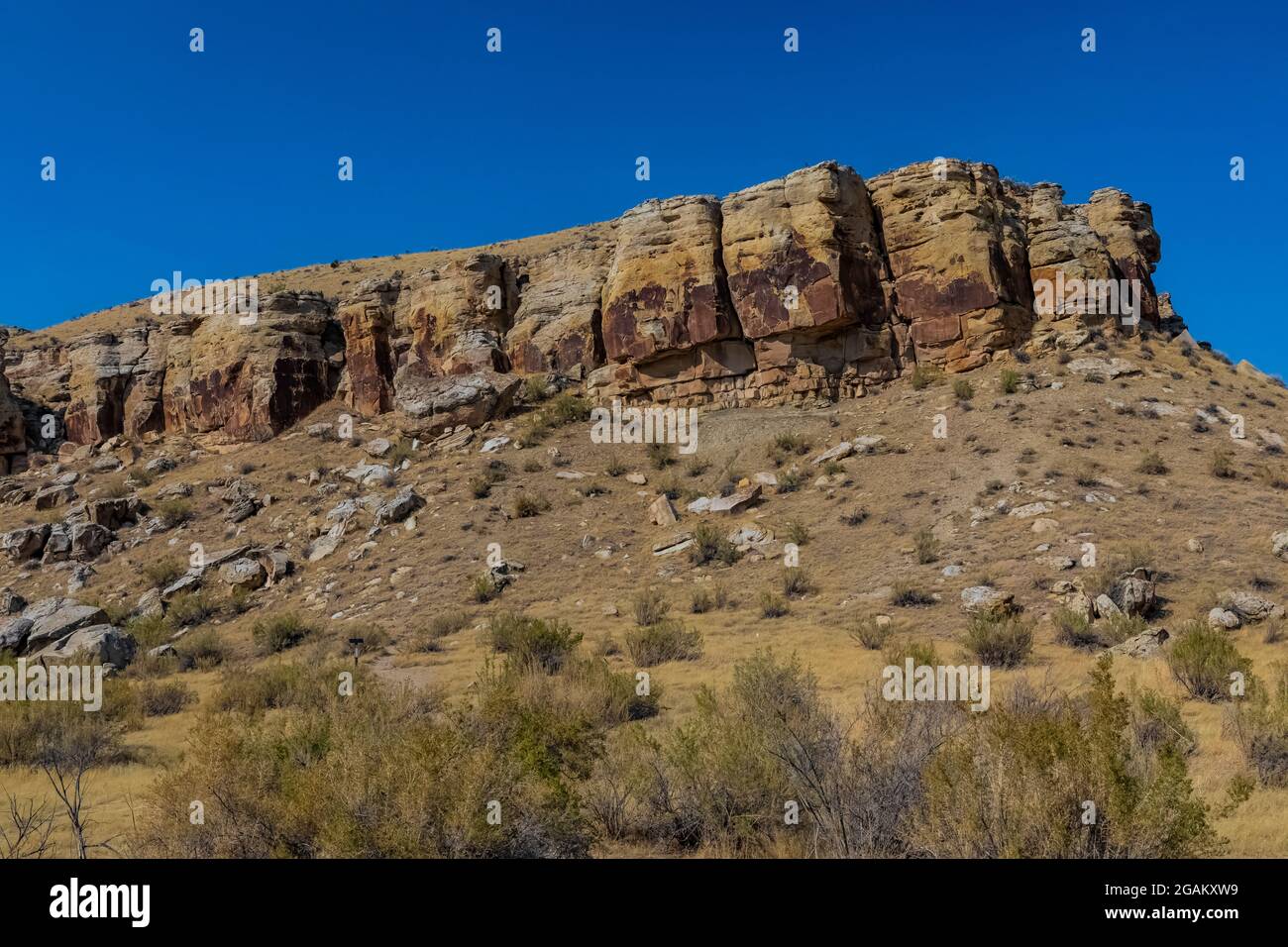 McKee Spring Petroglyph site, Dinosaur National Monument, Utah, États-Unis Banque D'Images