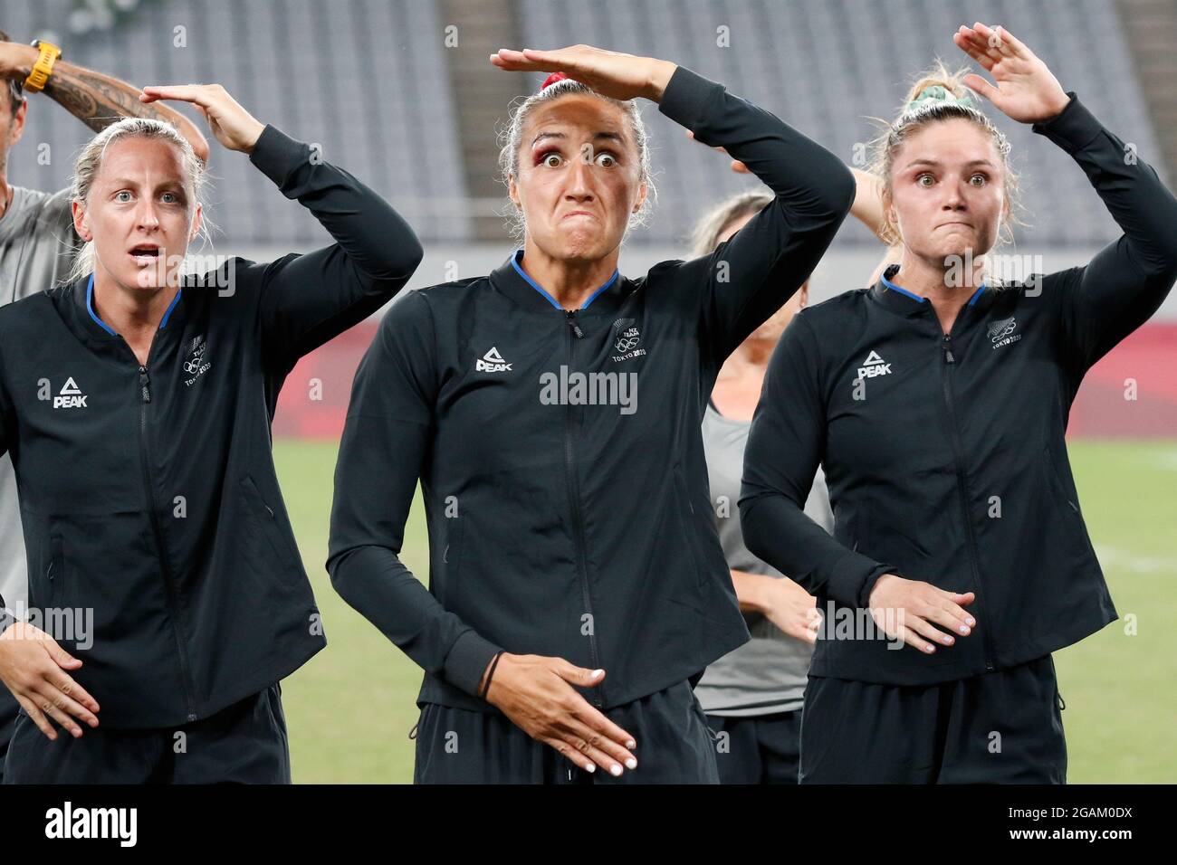 Tokyo, Japon. 31 juillet 2021. Les joueurs de l'équipe néozélandaise