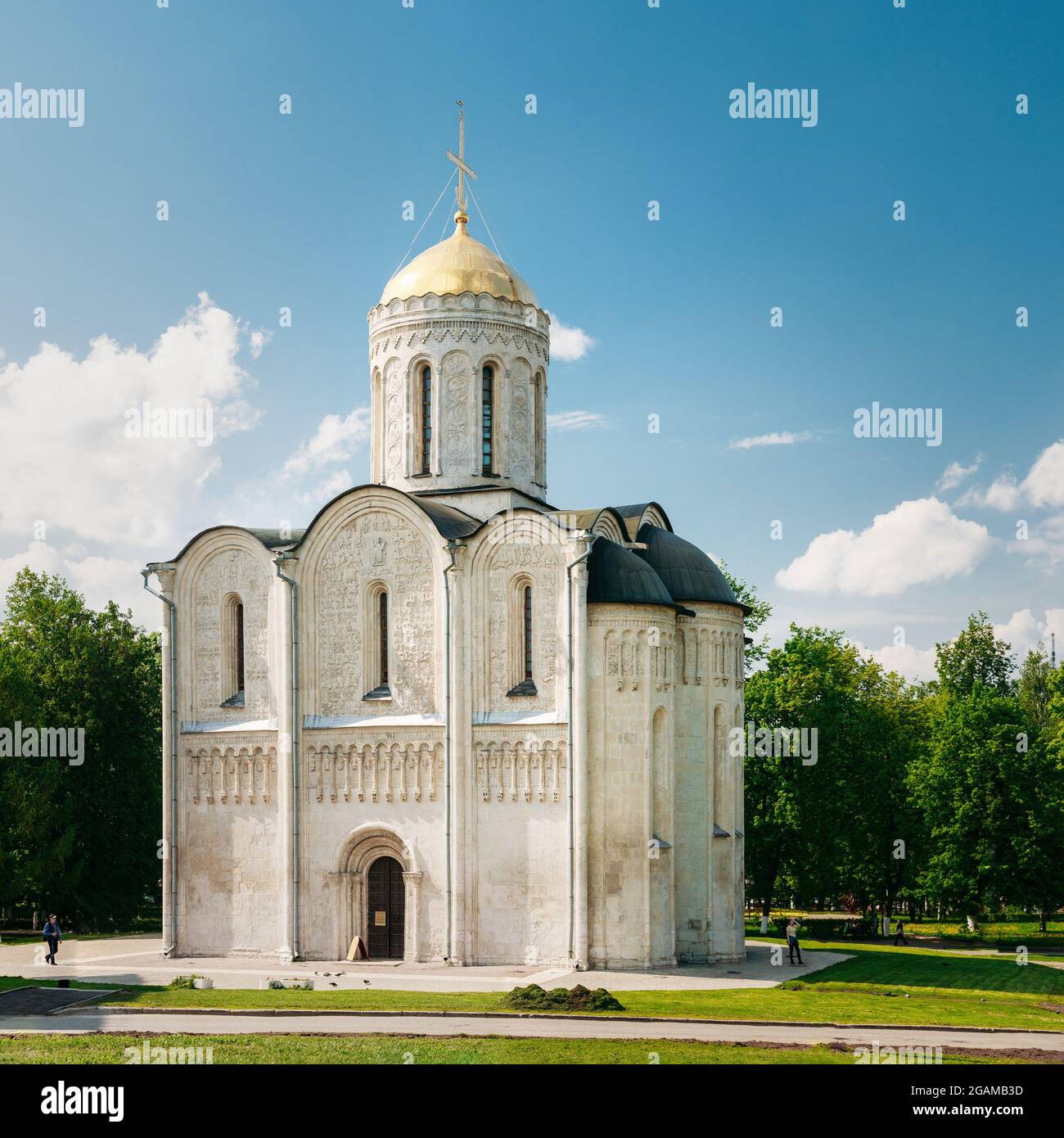 La cathédrale de la Dormition à Vladimir, en Russie. Banque D'Images