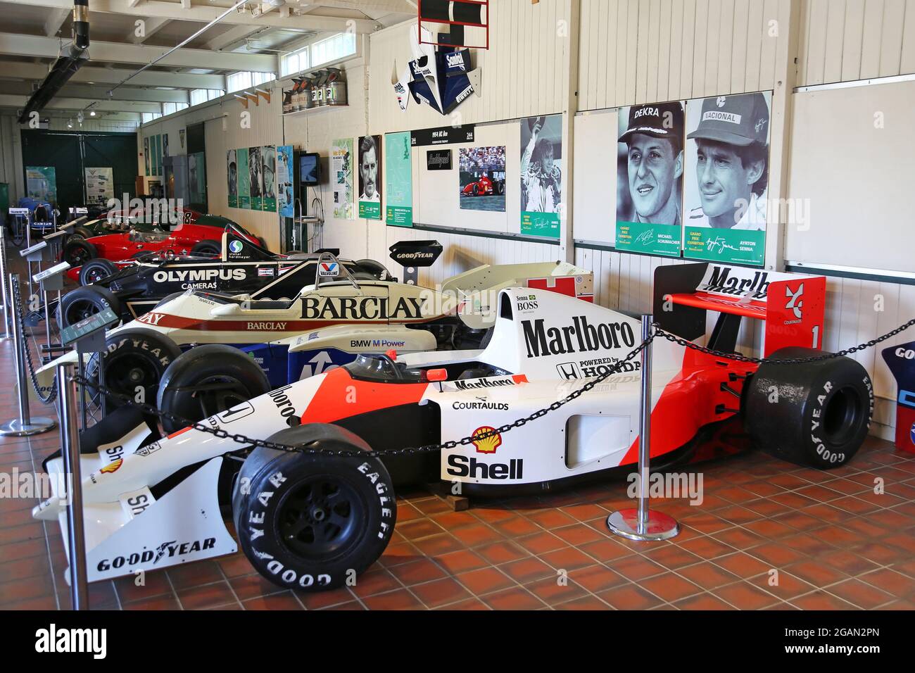 Mclaren Mp4 6 F1 1991 Voiture De Spectacle Grand Prix Collection Jackson Shed Brooklands Museum Weybridge Surrey Angleterre Grande Bretagne Royaume Uni Europe Photo Stock Alamy