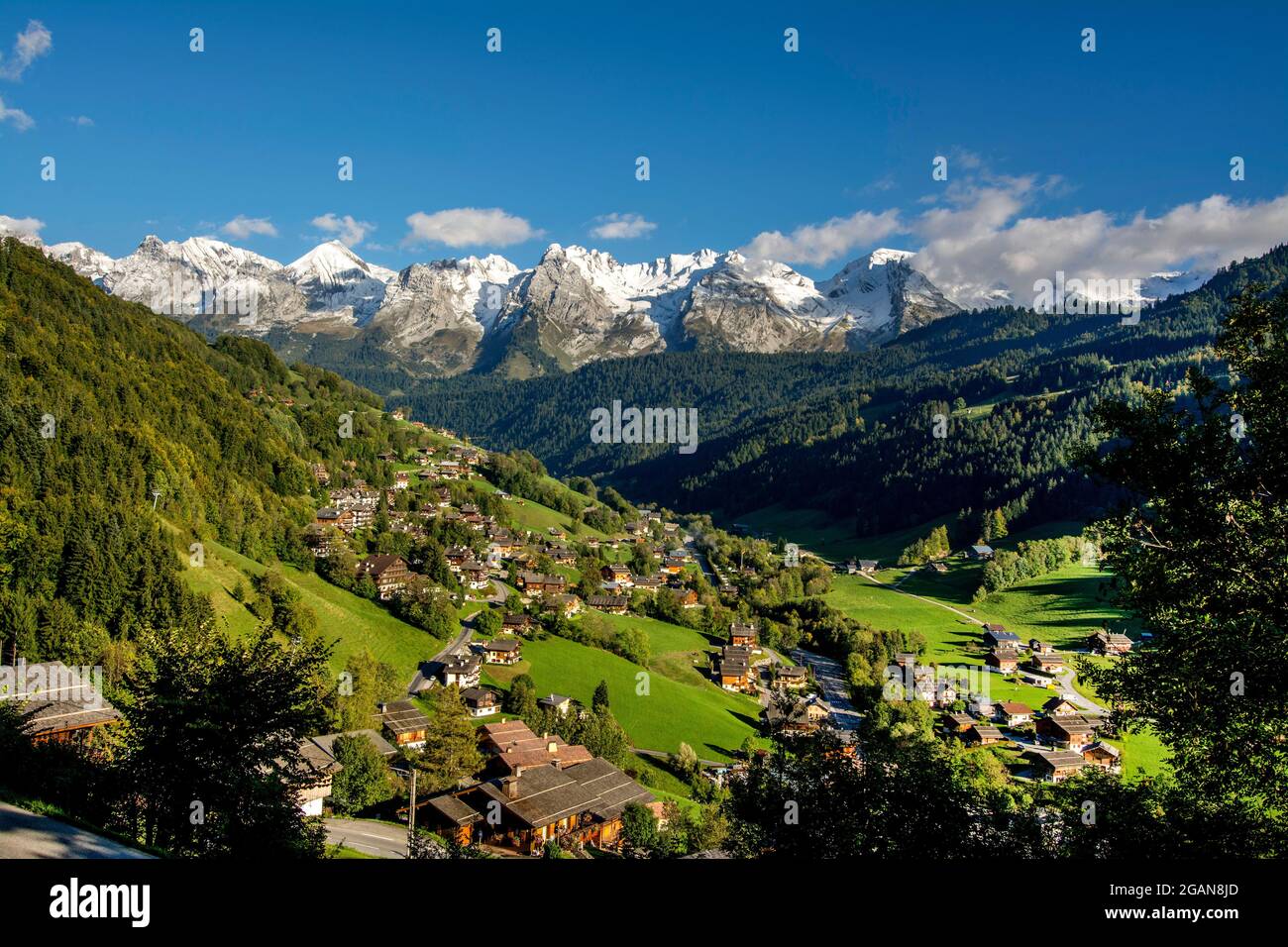 Le Grand Bornand, le Chinaillon, haute Savoie, Auvergne-Rhône-Alpes, France Banque D'Images