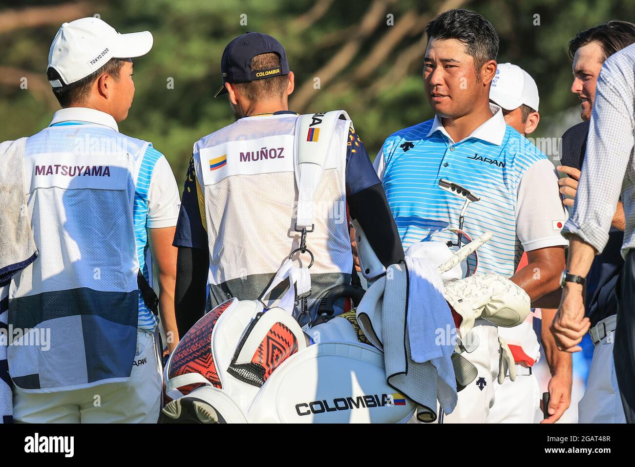 Saitama, Japon. 1er août 2021. Hideki Matsuyama (JPN) Golf : course individuelle des hommes série 4 18 trous lors des Jeux Olympiques de Tokyo 2020 au Kasumigaseki Country Club de Saitama, Japon . Credit: AFLO SPORT/Alay Live News Banque D'Images