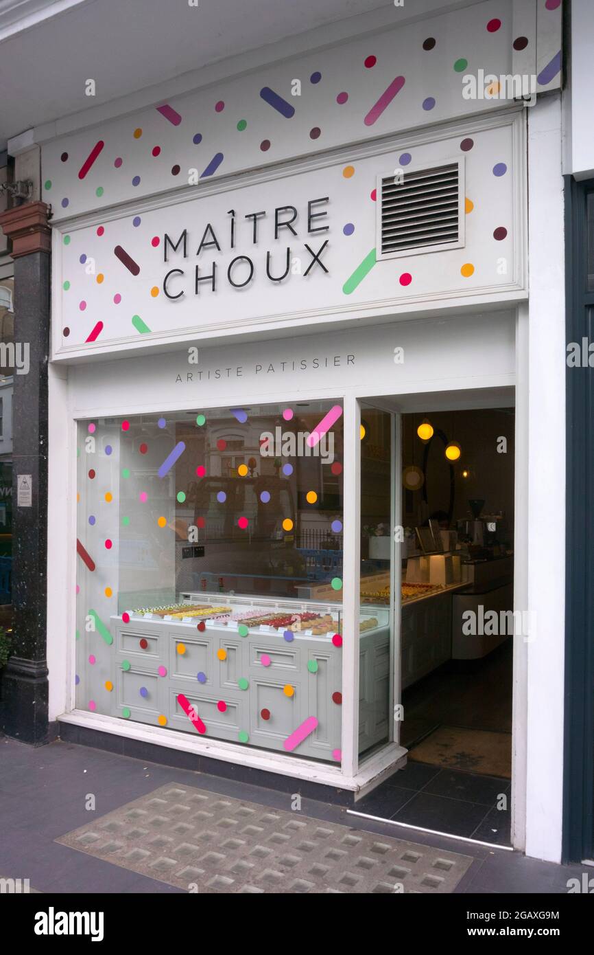 Maitre Choux, Harrington Road, South Kensington Banque D'Images