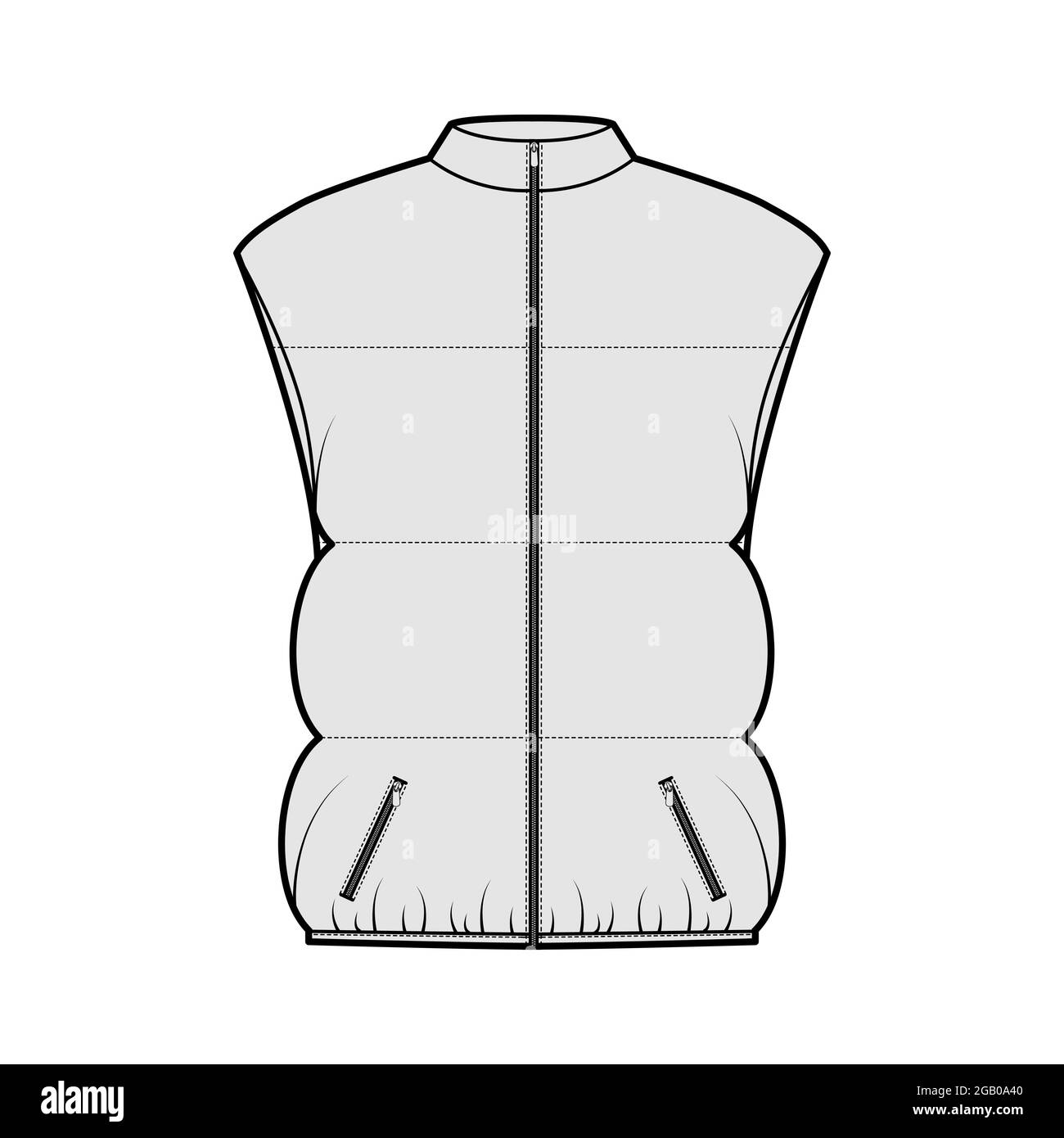 Gilet Sans Manches Enfant Duvet - Coupe-vent 3-10 Ans, Poches