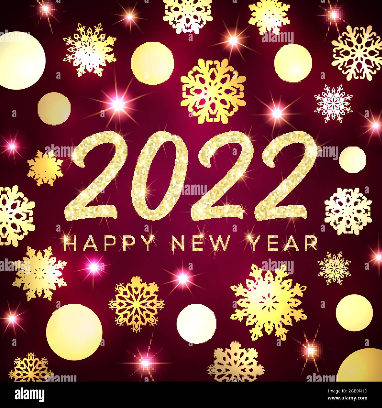 Carte de voeux de Nouvel An : image vectorielle de stock (libre de