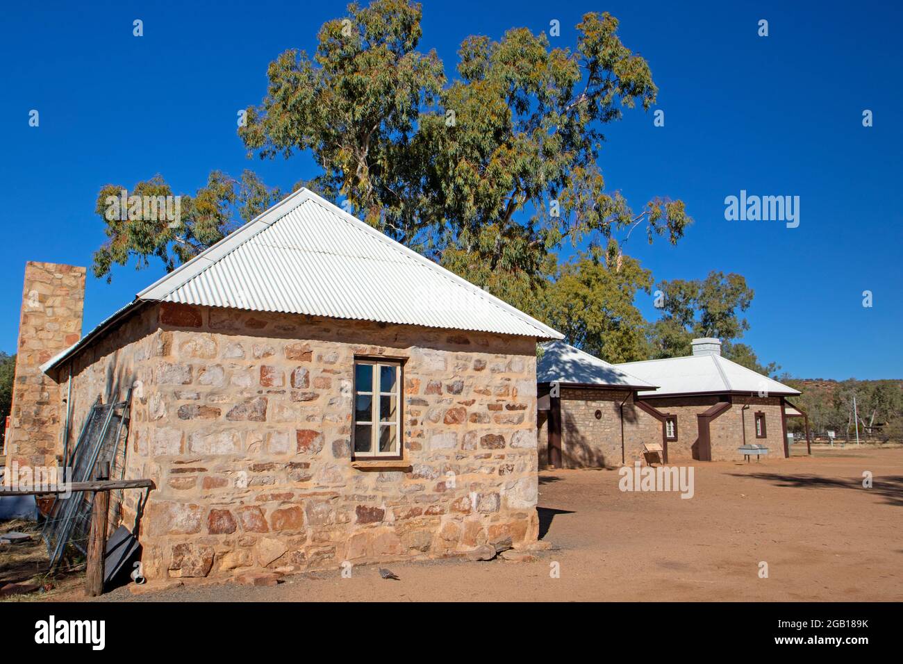 Station de télégraphe Alice Springs Banque D'Images