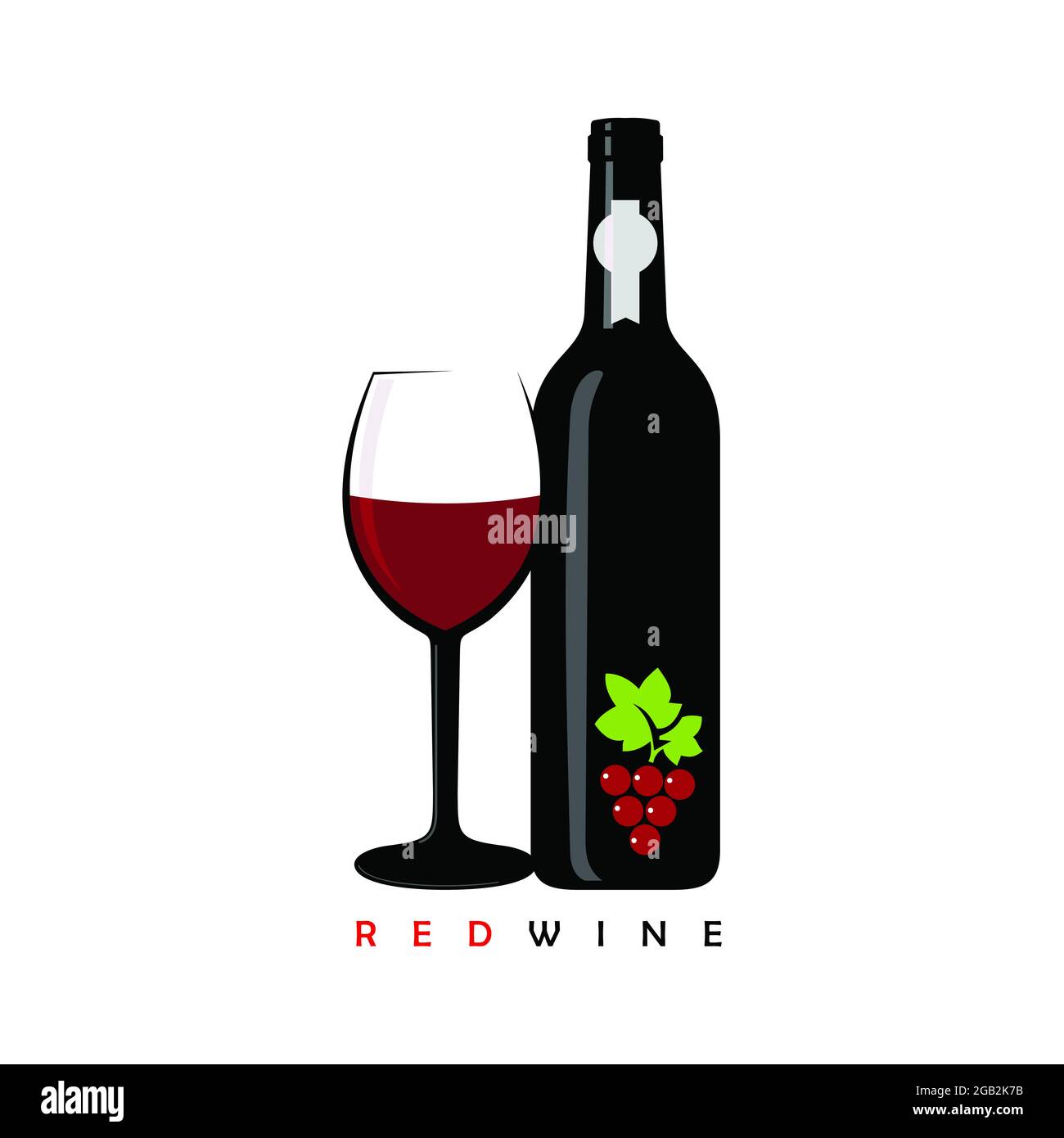 célébrez votre fête avec du vin rouge Banque D'Images