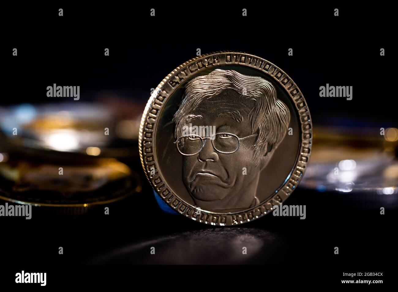 Satoshi Nakamoto, inventeur du Bitcoin Photo Stock - Alamy