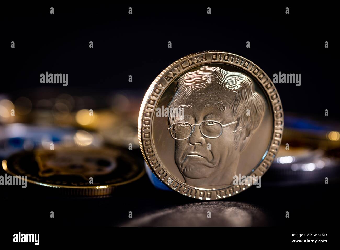 Satoshi Nakamoto, inventeur du Bitcoin Photo Stock - Alamy