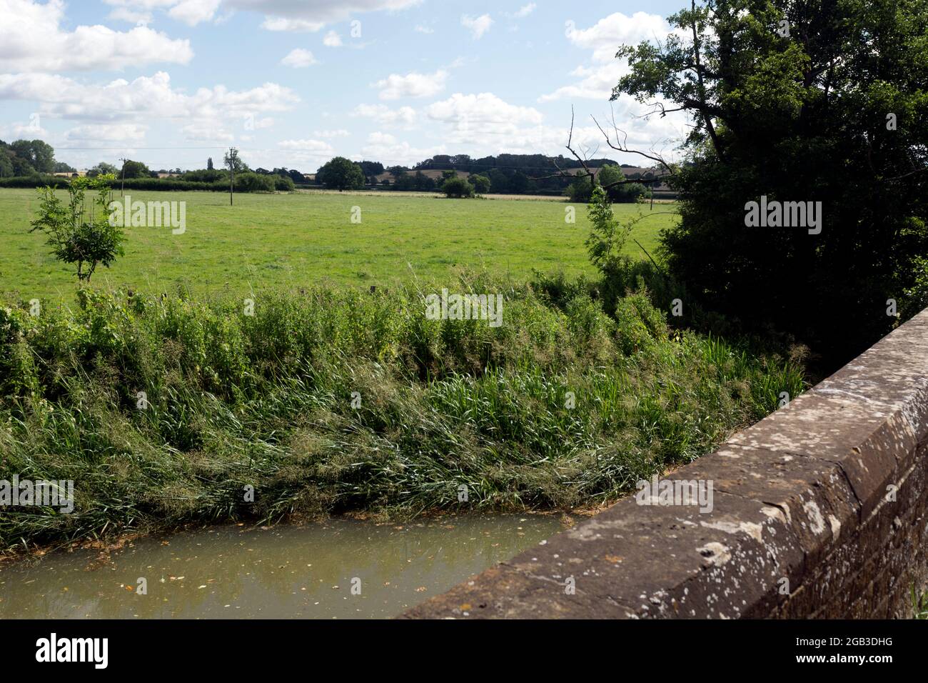 Cropredy Bridge Battlefield site, Cropredy, Oxfordshire, Angleterre, Royaume-Uni Banque D'Images