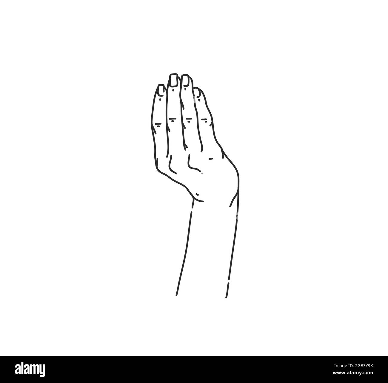 Dessin à la main vecteur résumé stock plat illustration graphique avec éléments de logo, femme mode magie ligne art main touch dans le style simple pour la marque Illustration de Vecteur