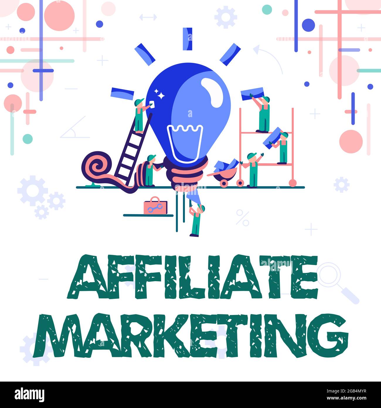 Texte montrant inspiration Affiliate Marketing. Approche d'affaires rémunération aux éditeurs tiers pour générer des leads Résumé travailler ensemble pour Banque D'Images