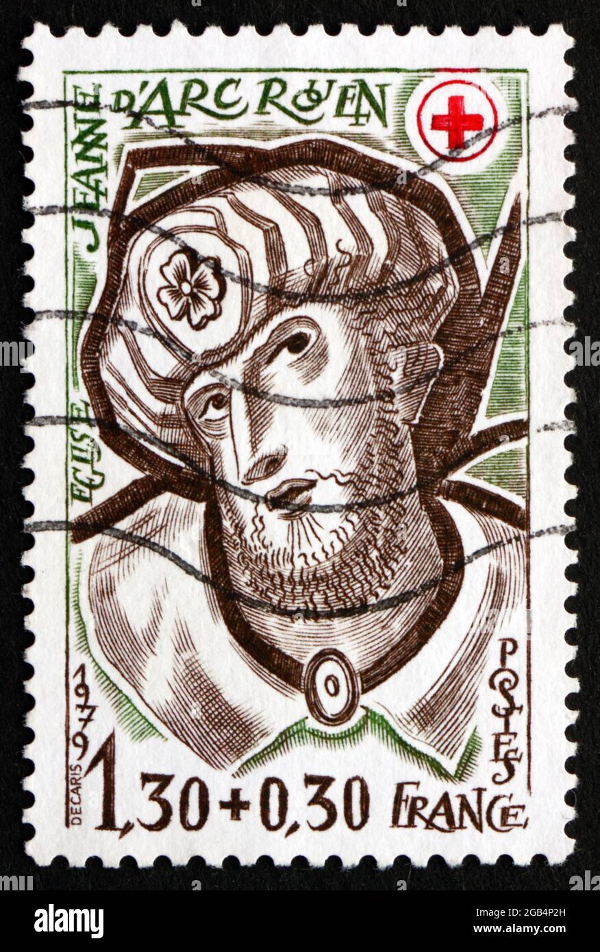 FRANCE VERS 1979 un timbre imprimé en France montre Simon le