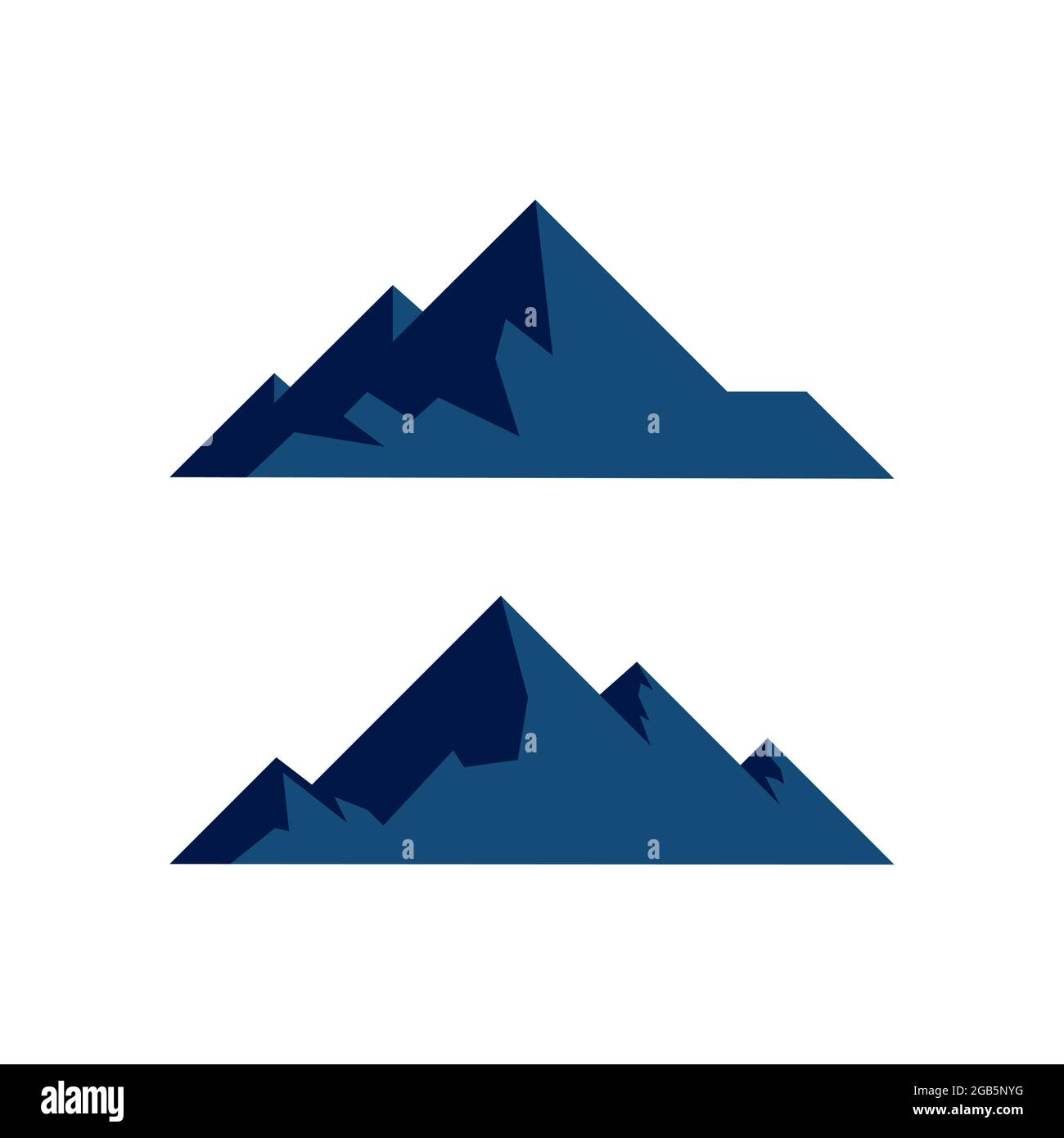 L'icône de montagne modèle logo Vector illustration design Illustration de Vecteur