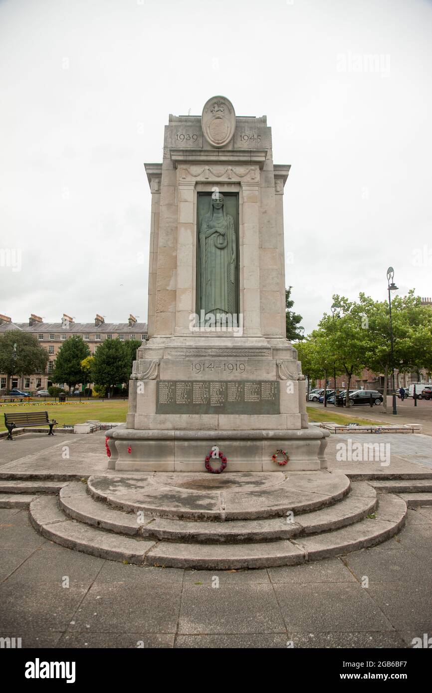 War Memorial Hamilton Square Birkenhead Banque D'Images