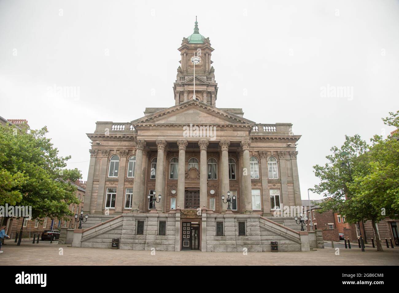 Hôtel de ville de Birkenhead Banque D'Images