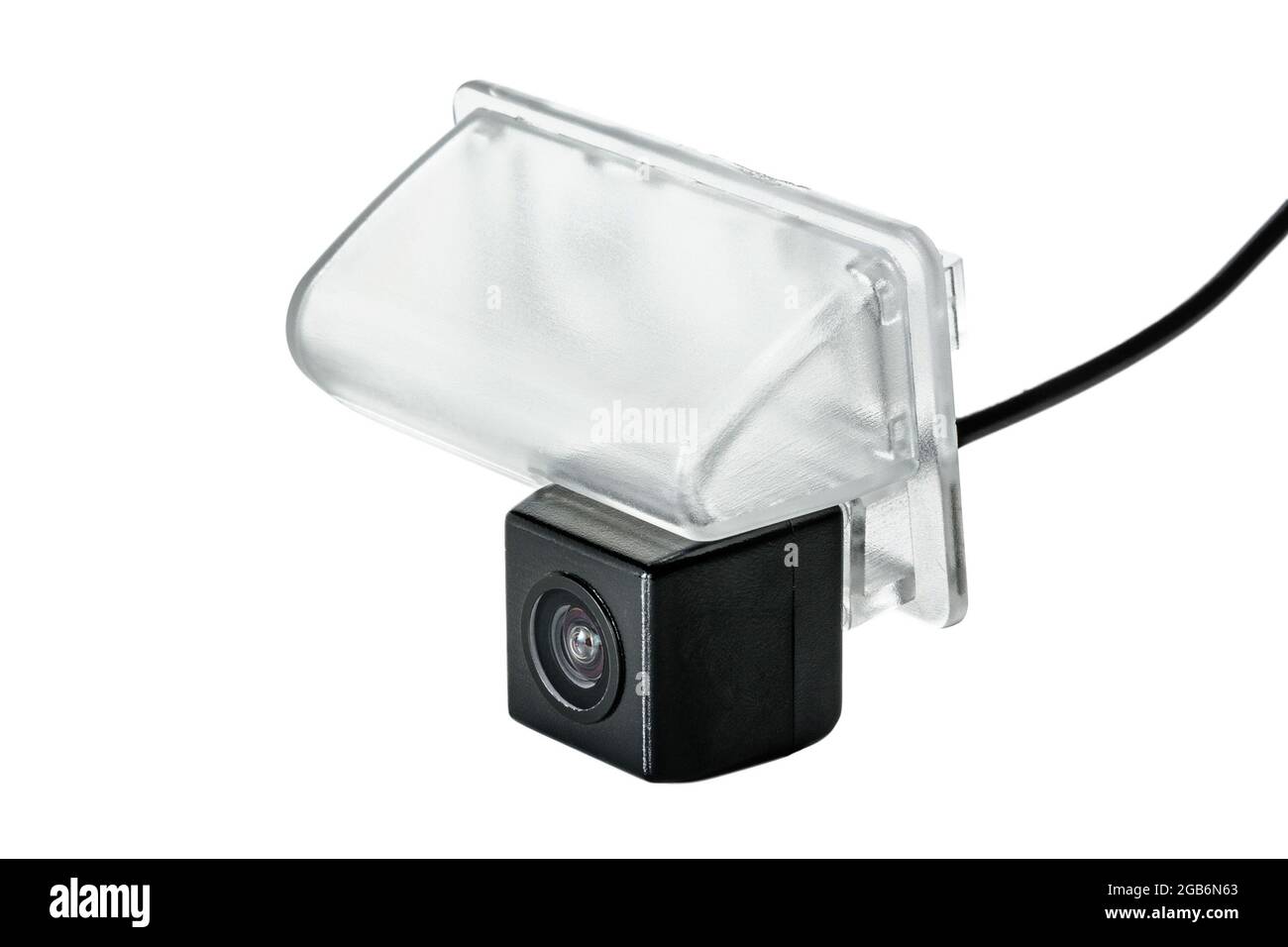 caméra arrière de voiture avec plafond transparent Banque D'Images