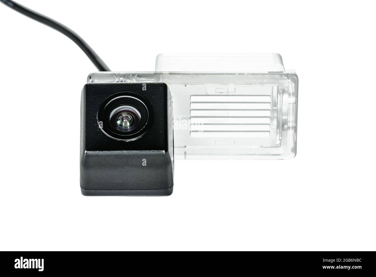 caméra arrière de voiture avec plafond transparent Banque D'Images