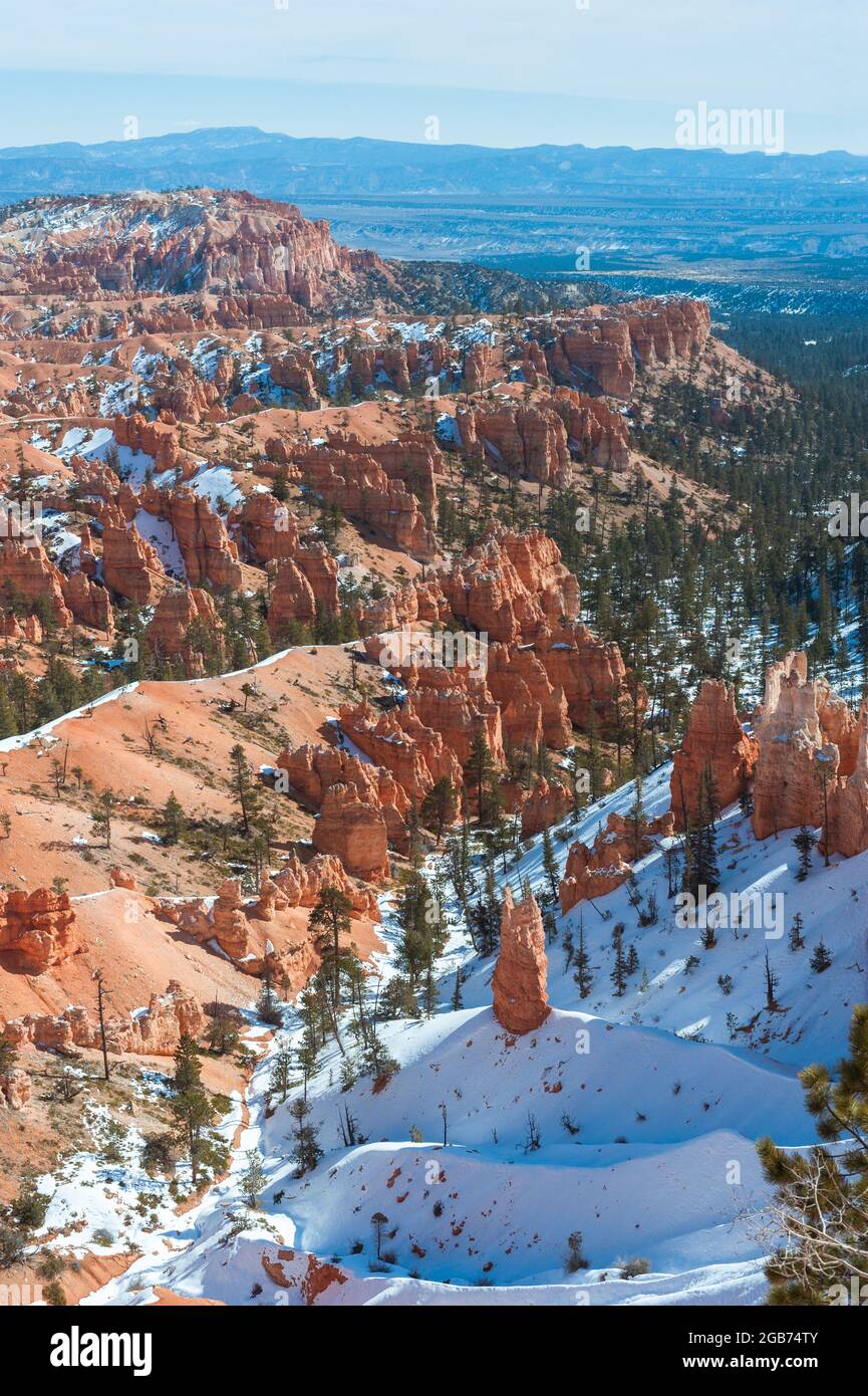 Le Parc National de Bryce Canyon Banque D'Images