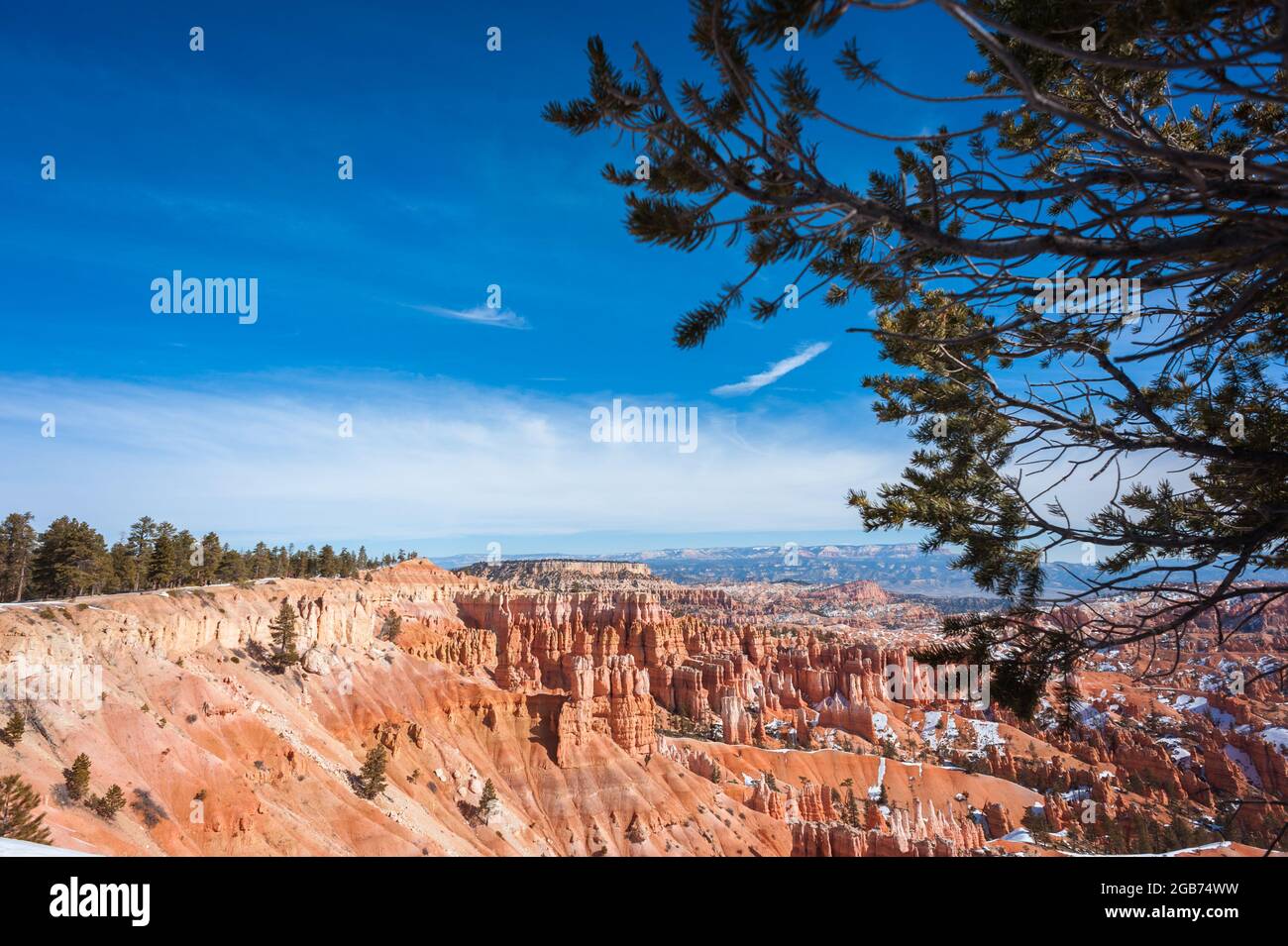 Le Parc National de Bryce Canyon Banque D'Images