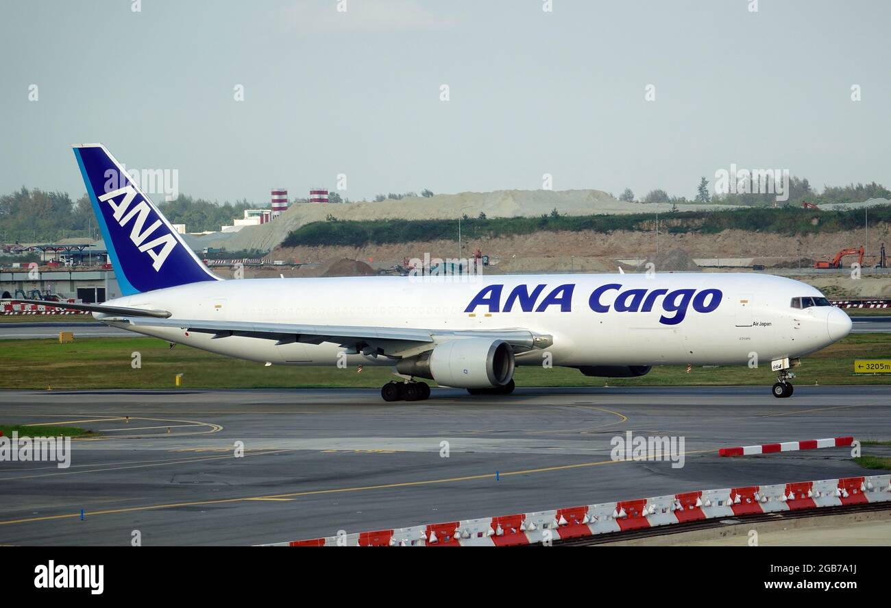 All Nippon Airways (la plus grande compagnie aérienne du Japon), avion cargo Banque D'Images