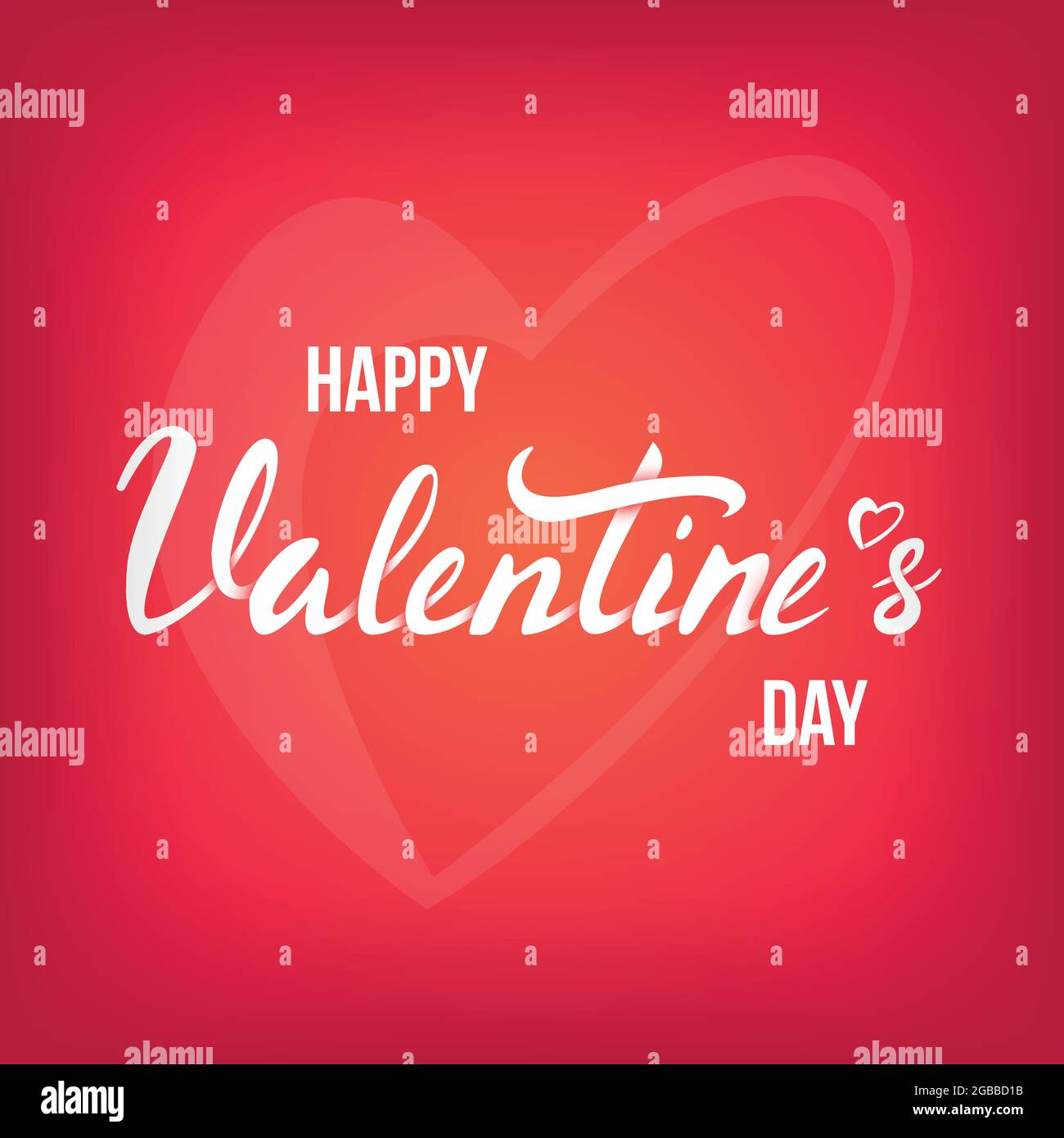 Carte Happy Valentines Day avec lettrage. Modèle d'affiche d'arrière-plan rouge. Illustration vectorielle. Illustration de Vecteur Carte Happy Valentines Day avec lettrage. Modèle d'affiche d'arrière-plan rouge. Illustration vectorielle. Illustration de Vecteur