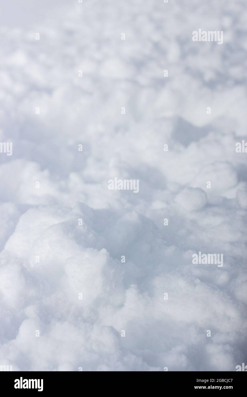 Texture neige blanche avec ombre Banque D'Images