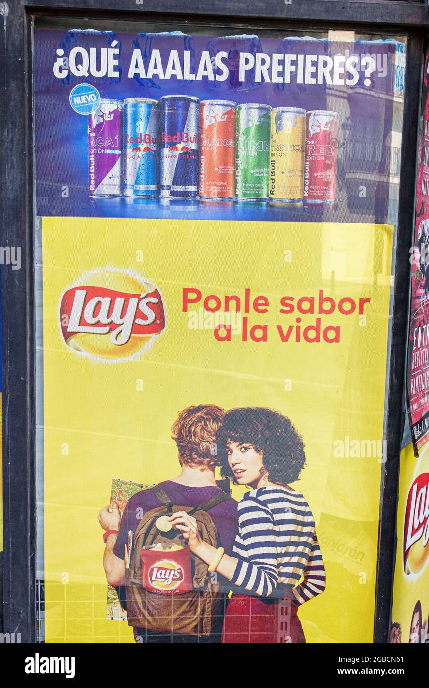 Espagne Valencia Ciutat Vella Arret De Bus Panneau Publicite Publicite Patate Chips Lay S Patate Chips Red Bull Boissons Energisantes Boissons Boissons Langue Espagnole Photo Stock Alamy Espagne Valencia Ciutat Vella Arret De Bus Panneau Publicite Publicite Patate Chips Lay S Patate Chips Red Bull Boissons Energisantes Boissons Boissons Langue Espagnole Photo Stock Alamy