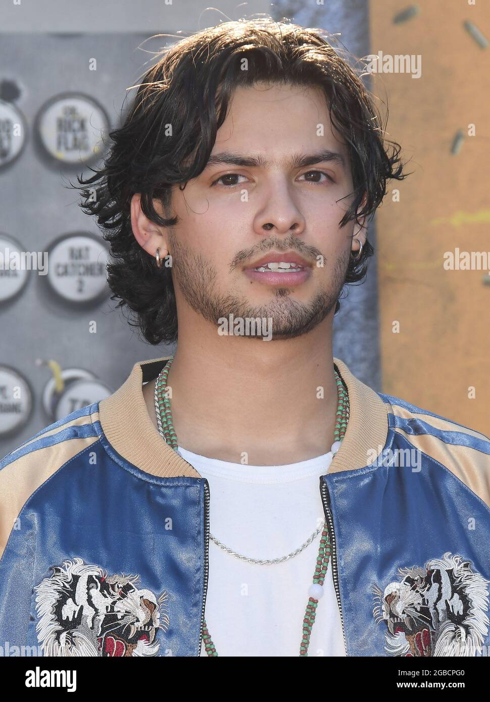 XOLO Maridueña arrive au SUICIDE SQUAD World Premiere qui a eu lieu au Regency Village Theatre à Westwood, CA, le lundi 2 août 2021. (Photo de la Sathanlee B. Mirador/Sipa USA) Banque D'Images