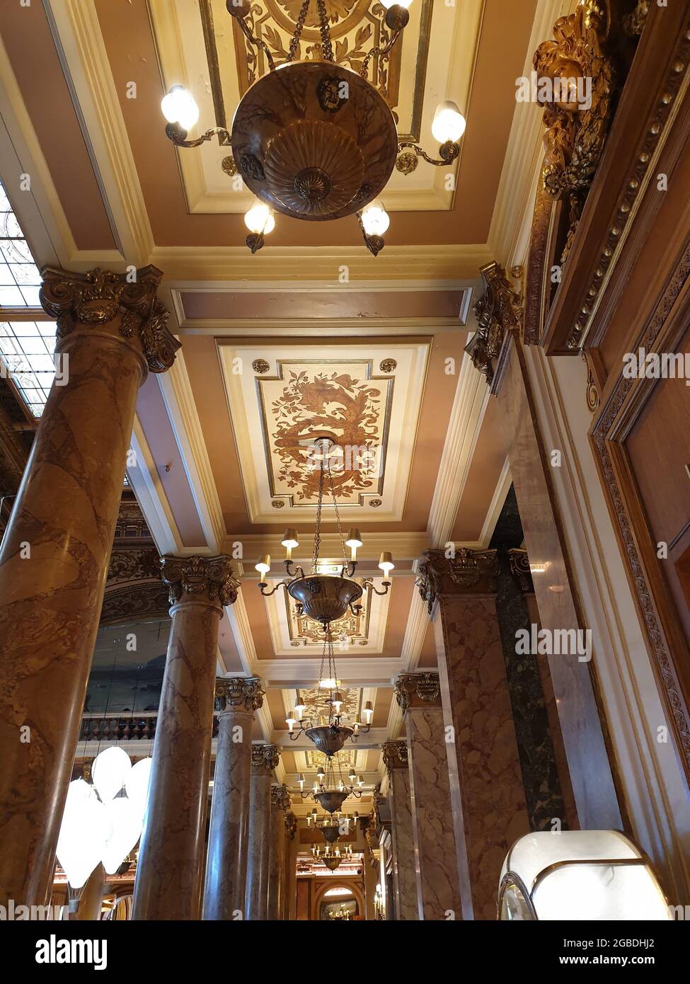 À l'intérieur du Casino Monte-Carlo à Monaco Banque D'Images