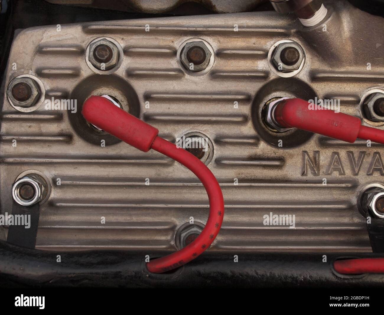 Détails d'une voiture classique vus lors d'un récent salon automobile du New Jersey. Les détails sont les ornements de capot, les grils et l'intérieur des vieilles voitures uniques exposés. Voiture historique Banque D'Images