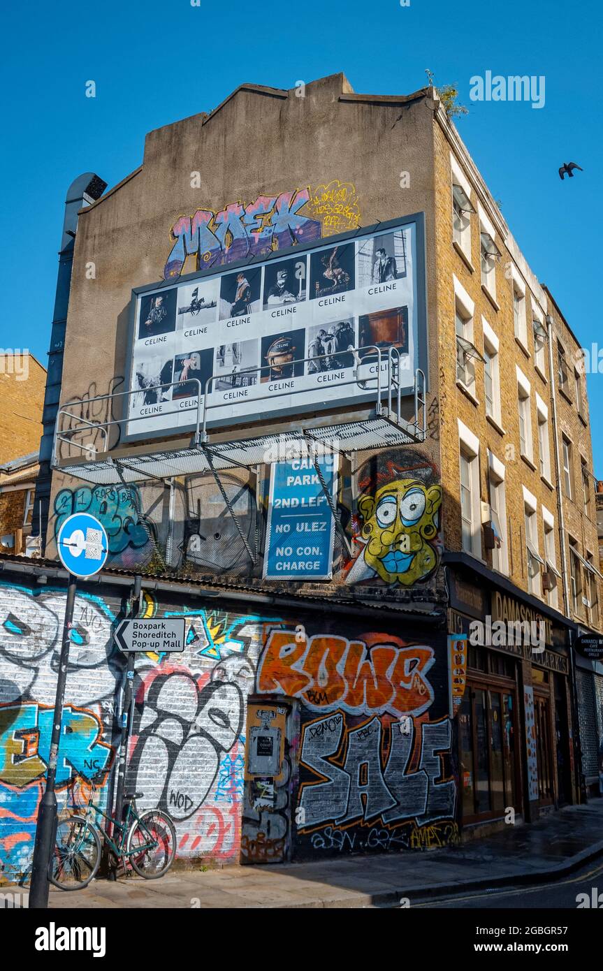 Brick Lane, East London, Angleterre - 17 juillet 2021 Banque D'Images