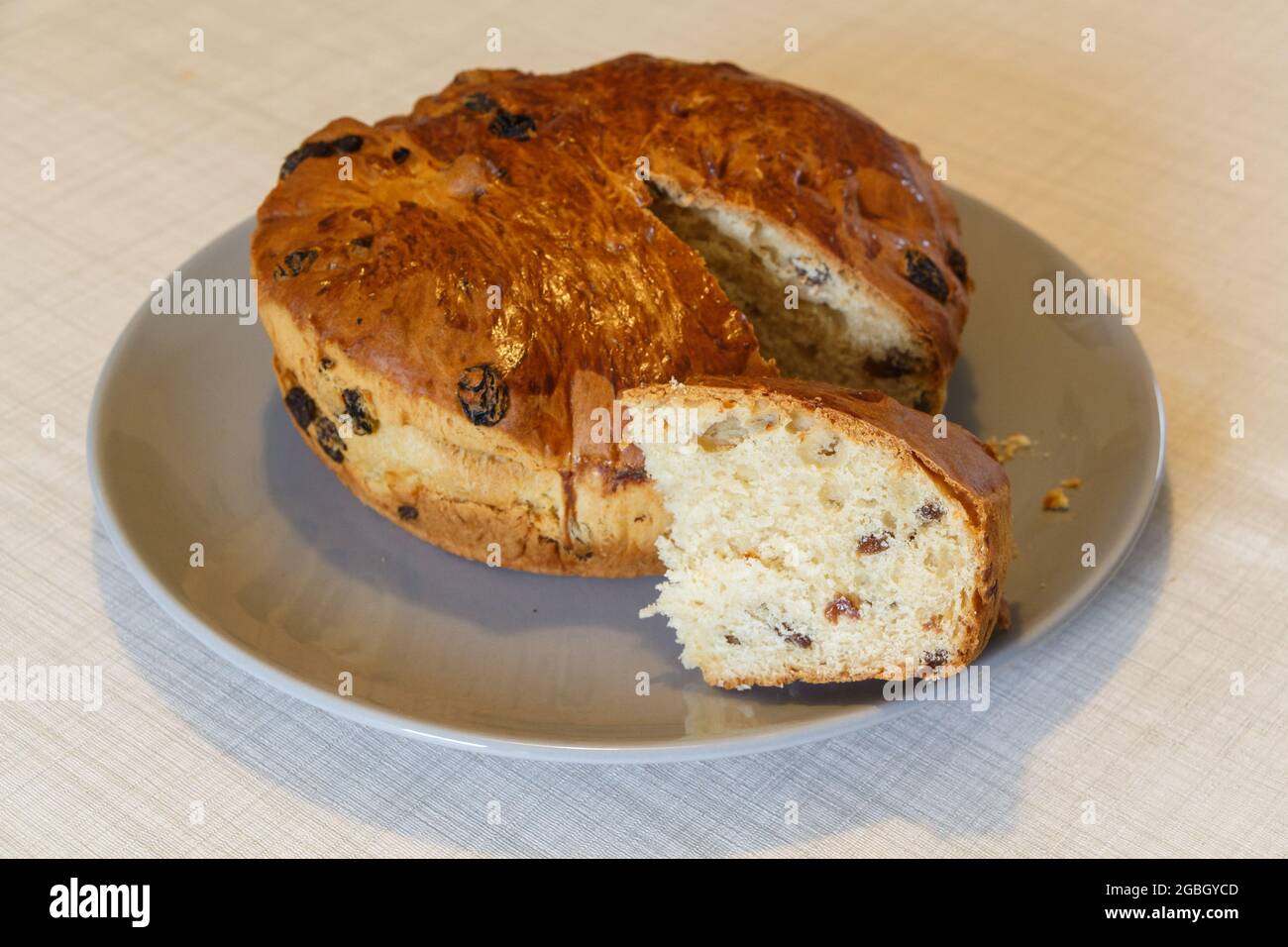 Kouign des gras est un gâteau traditionnel de Douarnenez en France pour le mardi shrove Banque D'Images