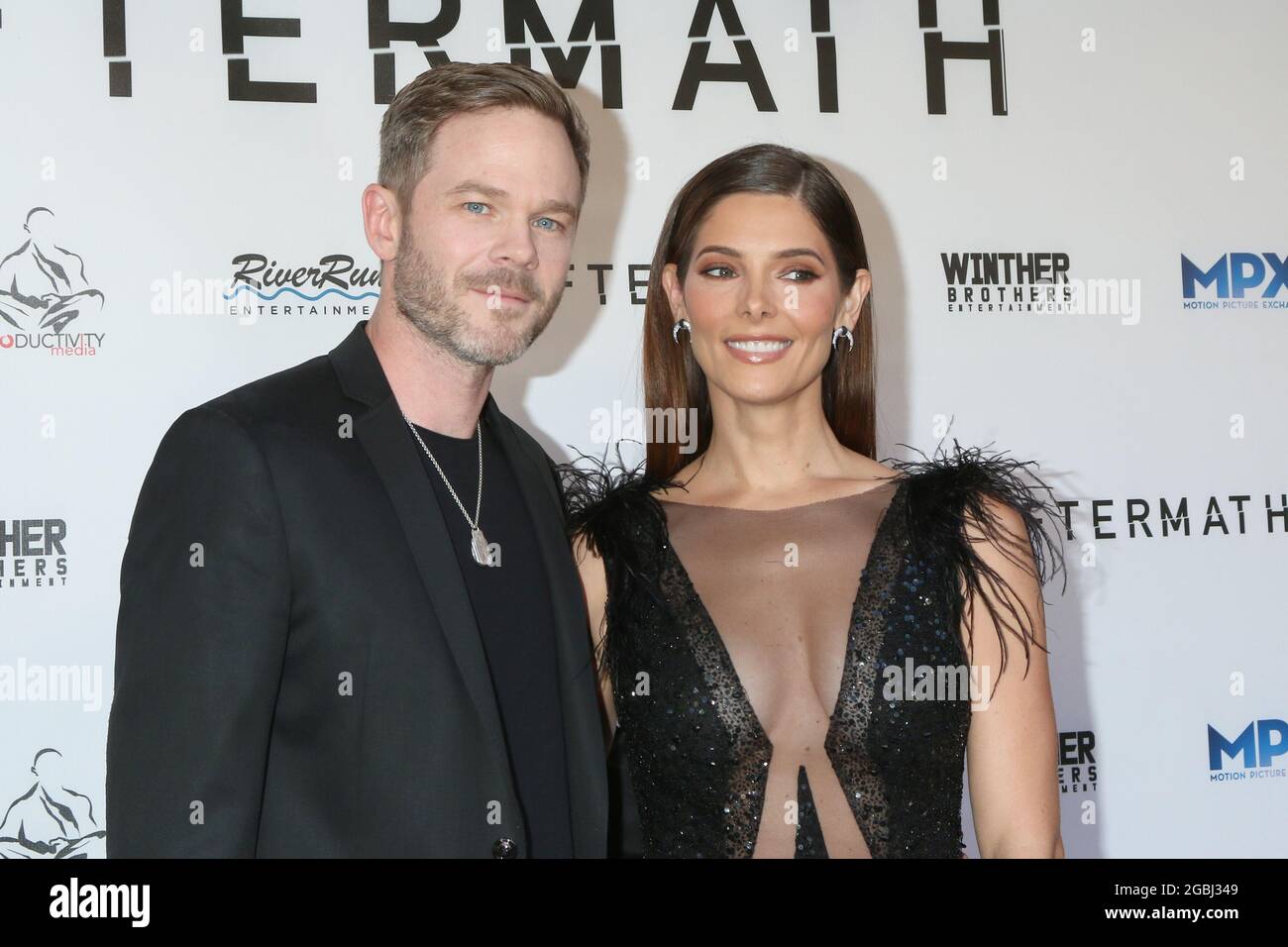 3 août 2021, Westwood, CA, USA: LOS ANGELES - 3 AOÛT: Shawn Ashmore, Ashley Greene at the Aftermath Premiere at the Landmark Theatre on 3 août 2021 in Westwood, CA (Credit image: © Kay Blake/ZUMA Press Wire) Banque D'Images