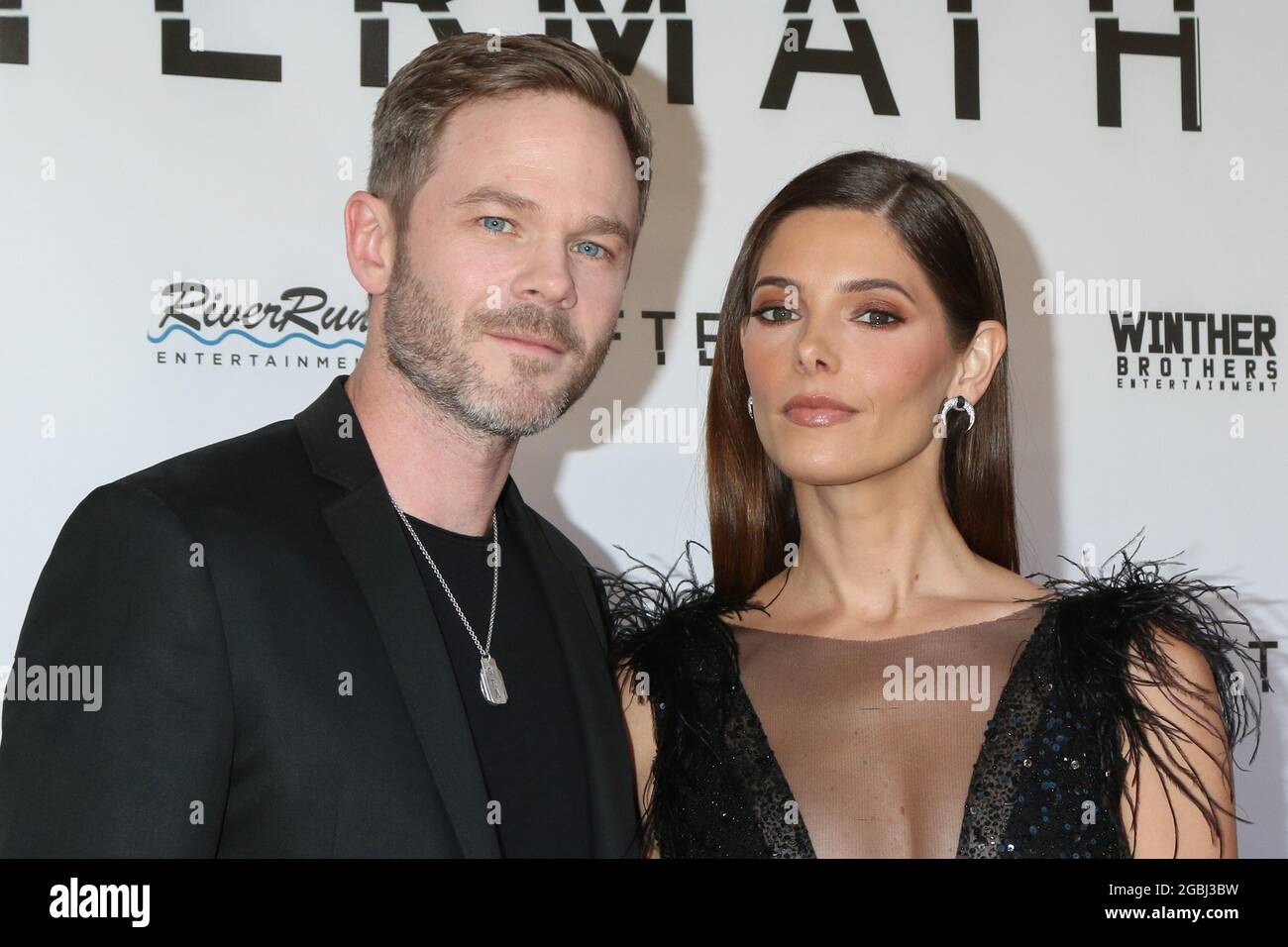 3 août 2021, Westwood, CA, USA: LOS ANGELES - 3 AOÛT: Shawn Ashmore, Ashley Greene at the Aftermath Premiere at the Landmark Theatre on 3 août 2021 in Westwood, CA (Credit image: © Kay Blake/ZUMA Press Wire) Banque D'Images