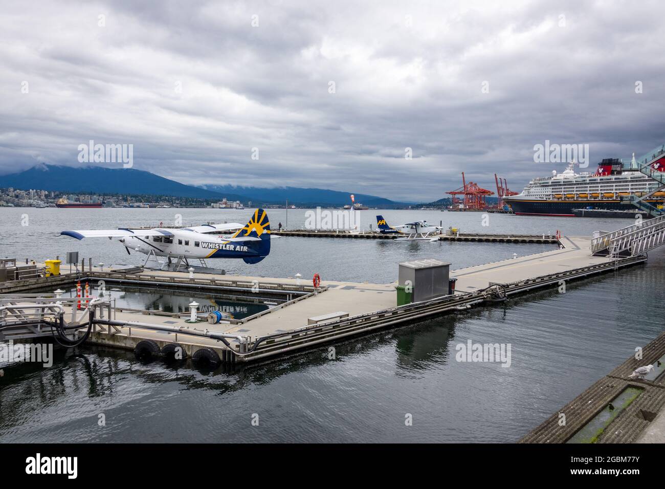 Vancouver Harbour Flight Centre Passenger Seaplane terminal Vancouver Harbour Vancouver Colombie-Britannique Banque D'Images