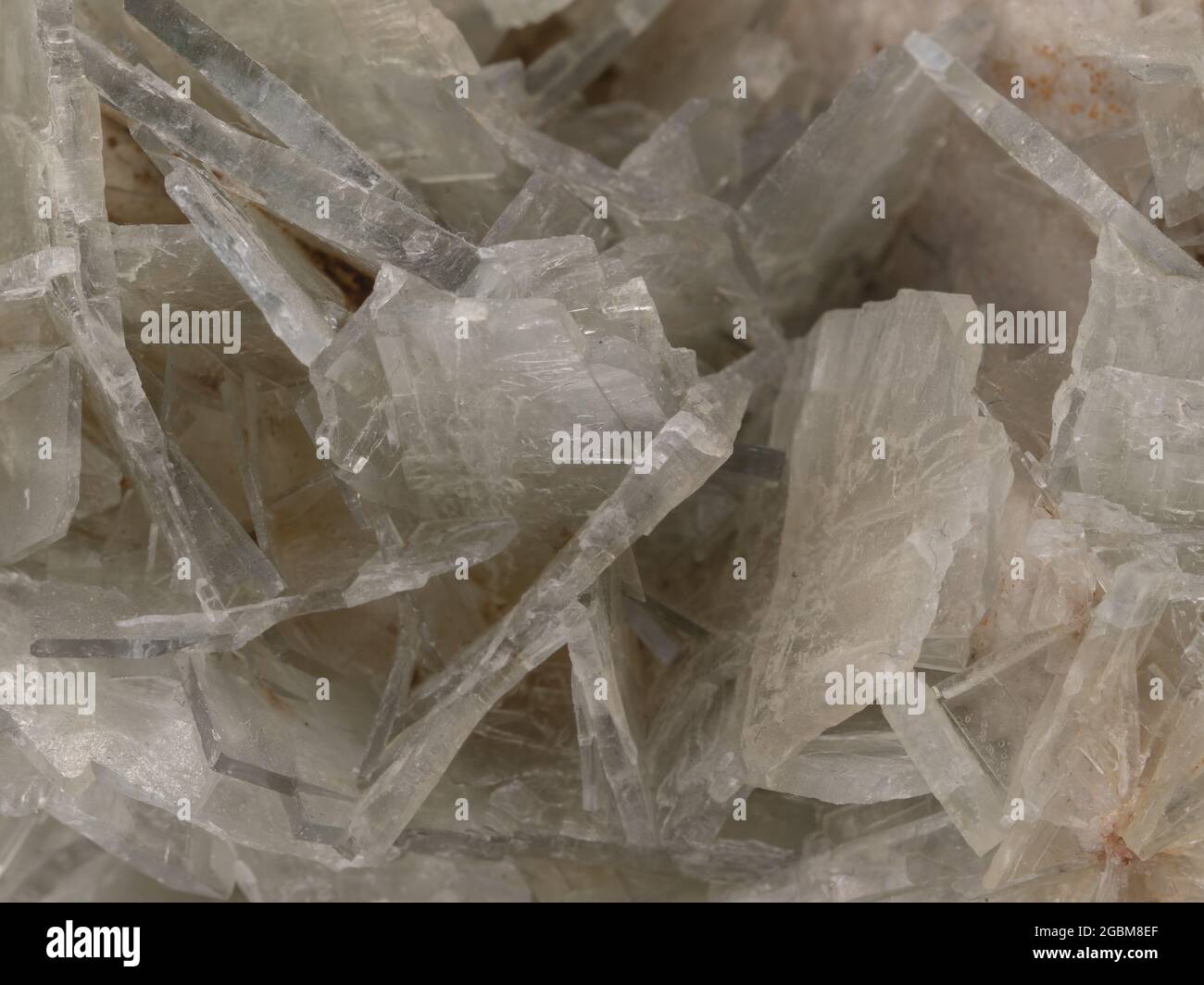 échantillon de minerai de barite Banque D'Images